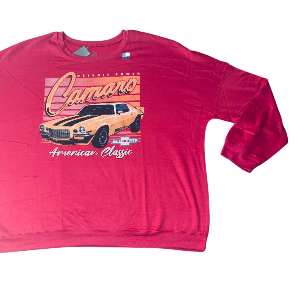 Officially Licensed Camaro Chevrolet GM Top Women’s 3XL Raspberry - NWT
